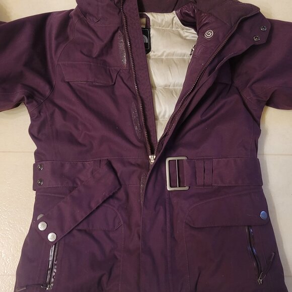 The North Face Women’s Ski Snow Hooded Jacket Dark Purple Size XS/TP - Picture 12 of 16